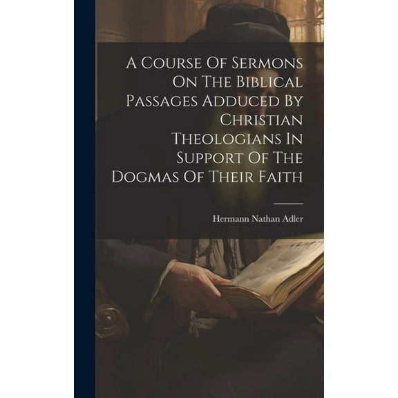 A Course Of Sermons On The Biblical Passages Adduced By Christian Theologians In Support Of The Dogmas Of Their Faith (Hardcover)