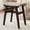 Black, variant on Solid Wood Small Vanity Stool Chair, Makeup Stools for Vanity Desk, Bathroom Vanity Chair, Padded Foot Stool for Living Room, Ottoman Foot Rest for Couch, Small Bench for Entryway, Black