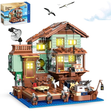 CUTEHELPER Tree House Bricks Model Toys Set, Forest House Building Blocks Street View Sets, for Adults Ages 14+ Tree House Display(4761 PCS )