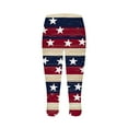 thumbnail image 5 of Camisas Para Hombres! QATAINLAV Women's Independence Day Leggings Summer Casual Hollow Out Patriotic Capri Pants Slim Fitting Workout Tight Cropped Trousers Red XXXL, 5 of 6