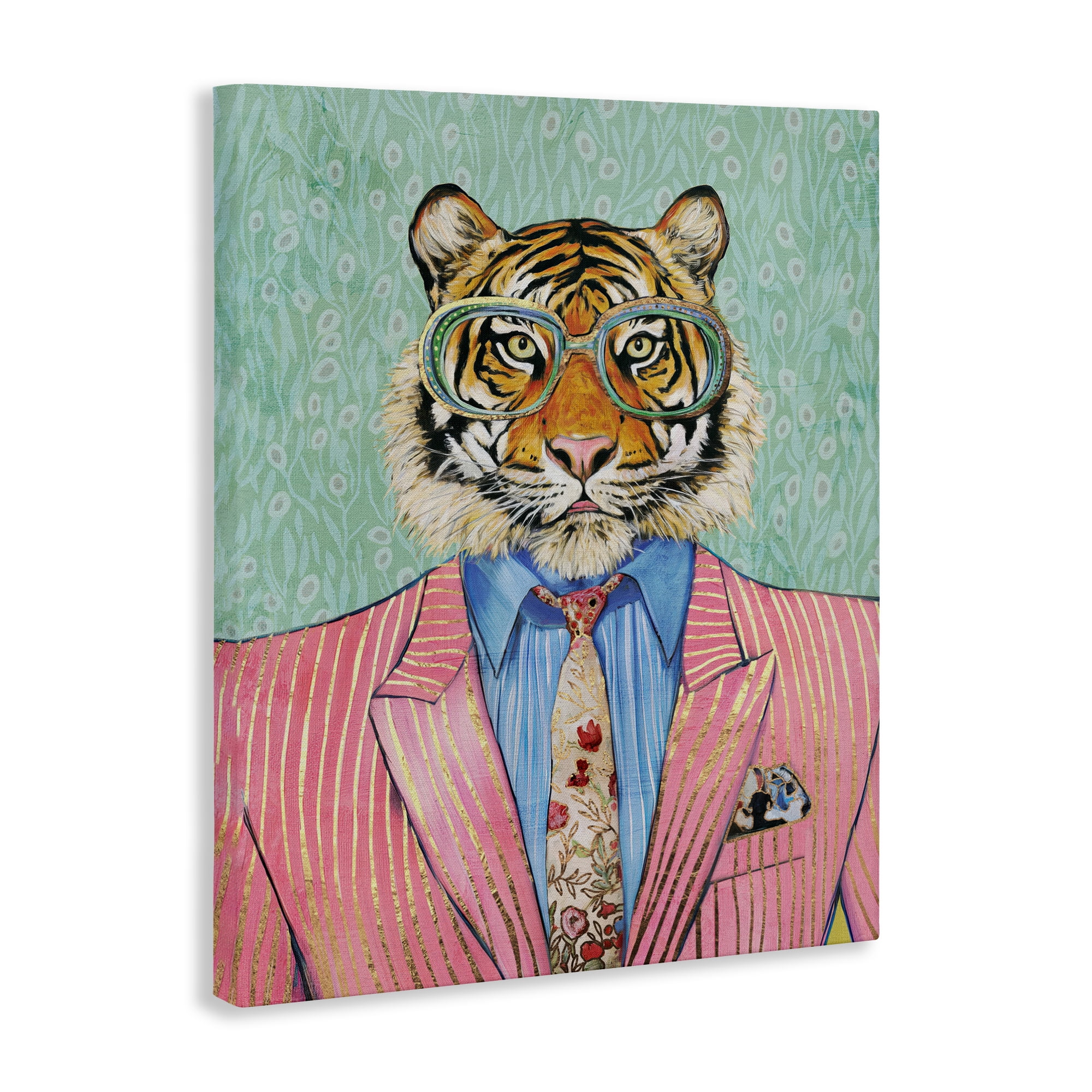 Stupell Industries Sharp Tiger Outfit Canvas Wall Art, design by Svetlana Aleynikova