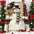 thumbnail image 5 of Womens Plus Size Christmas Tops Colorful Graphic Tee Shirts Crew Neck Long Sleeve Holiday Xmas Funny T-Shirts (XL, Multicolor), 5 of 5