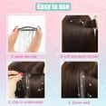thumbnail image 5 of 12pcs Hair Tinsel Clip in Hair Tinsel Kit Glitter Tinsel Hair Extensions 20Inch Sparkling Fairy Hair Tinsel Shiny Hair Accessories for Women Girls Kids (Colorful), 5 of 9