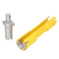 thumbnail image 2 of Sink Wrench Tool, ABS 45# Steel Multifunctional Water Pipe Wrenche Faucet Installer Wrenches For Kitchen, 2 of 8