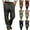 M-Navy, variant on QATAINLAV Men's Pants Fall Fashion Straight Wide Leg Pants Casual Cotton Linen Work Trousers Solid Loose Fit Pants with Double Pleated Front Pockets Best Sales Today Coffee XXL