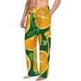 thumbnail image 2 of Xecao Orange Men's Straight Lounge Pajama Pants: The Ultimate in Comfortable Sleepwear, 2 of 9