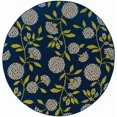 thumbnail image 1 of Oriental Weavers Caspian 7'10" Round Machine Woven Rug in Blue, 1 of 1