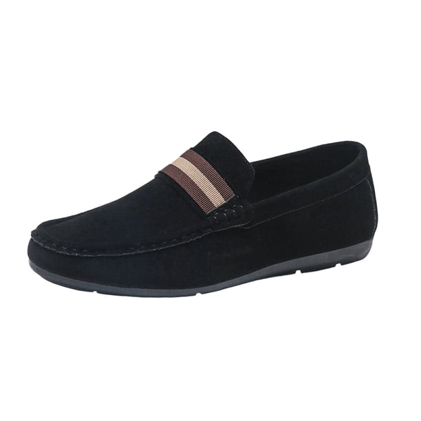 Zapatos de Conducción de los Hombres de Moda Casual Versátil Dedo Redondo Del Pie Más Tamaño Primavera/Verano Estilo Mochilas