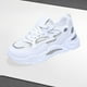 thumbnail image 2 of Zapatos de mujer jinwen PU cuero superior gimnasio zapatillas moda Blanco 36, 2 of 8