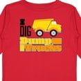 thumbnail image 4 of Inktastic I Dig Dump Trucks Boys or Girls Long Sleeve Toddler T-Shirt, 4 of 5