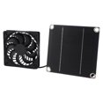 thumbnail image 3 of Kit de ventilador de panel solar de silicio monocristalino de 5 W y 5 V Kit de ventilador de extracción de panel solar fotovoltaico, 3 of 10