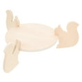 thumbnail image 1 of 1 Set High Base Cake Stand Cupcake Dessert Display Stand Wood Fruit Candy Tray, 1 of 8