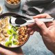 thumbnail image 5 of Cucharas soperas de acero inoxidable, juego de 6 cucharas soperas chinas, cubiertos asiáticos para ramen, wonton, dumplings y fideos., 5 of 7