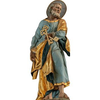 H48827 Saint Peter Keys Main Altar Parish Church Germany Statue Cardboard Cutout Standee Standup