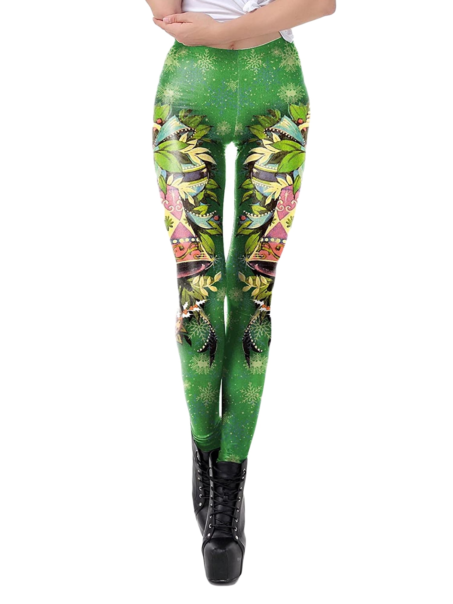Pattern Ankle Leggings Yoga Pants 