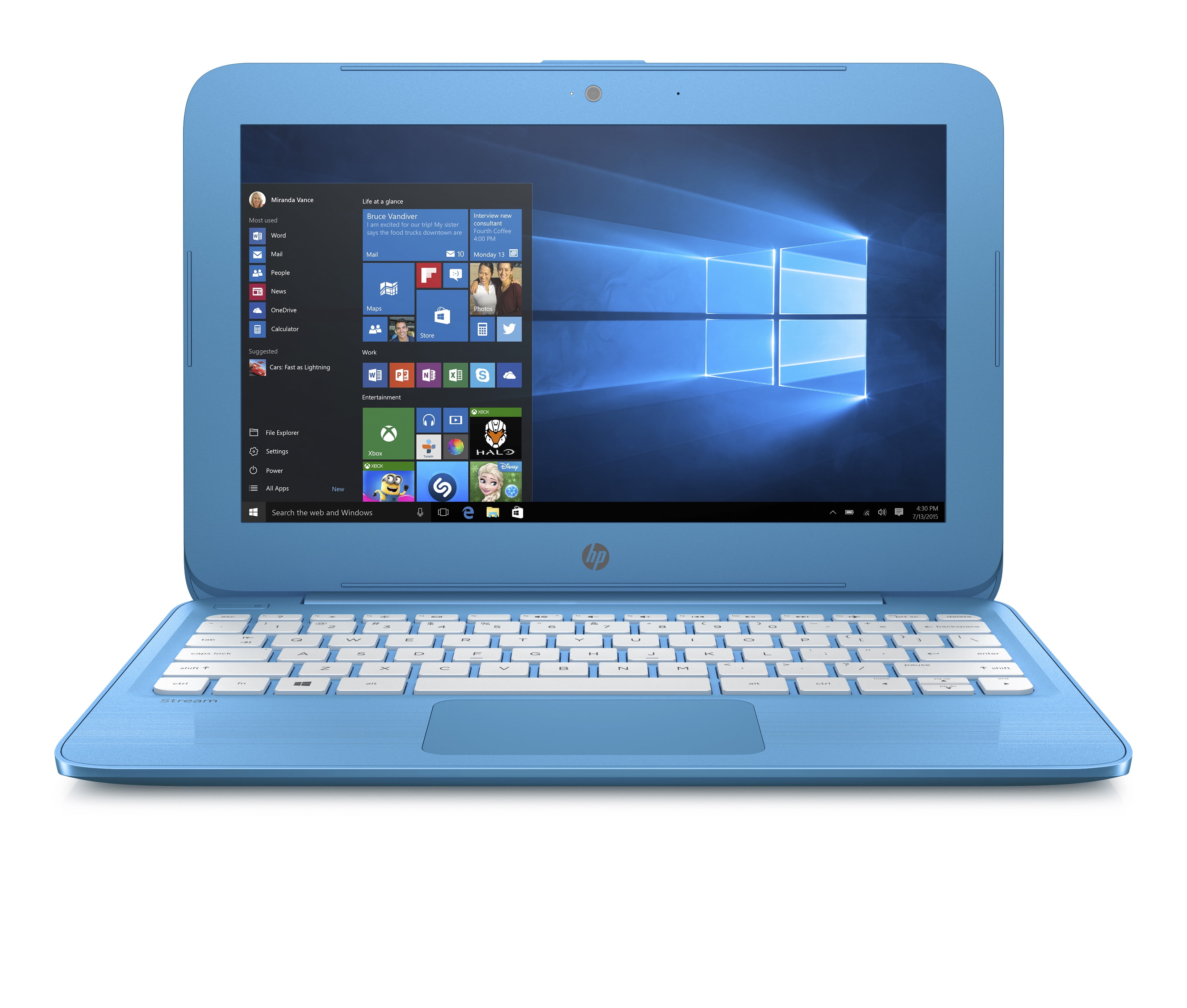 Restored HP 11ah111wm Stream 11.6" Laptop,IntelCeleronN4000, 4GB RAM