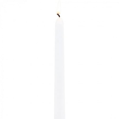 - Koyal Wholesale 6-Pack Unscented 10-Inch Taper Candles, White