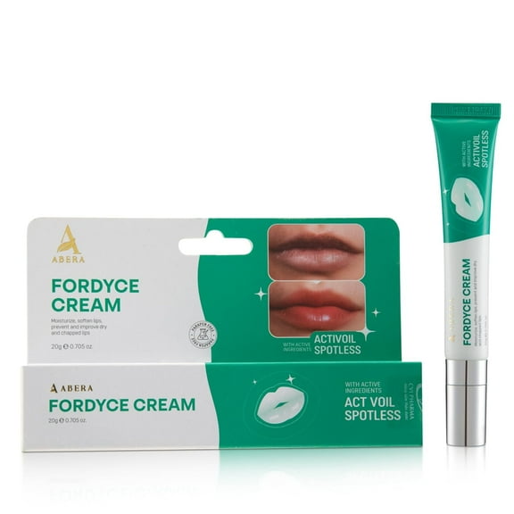 Abera Fordyce Spots Lip Cream, Hydrating Dark Lip Treatment, Fordyce Seeds 0.7 fl oz