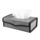 thumbnail image 1 of Caja de pañuelos para automóvil Soporte para toallas de papel para automóvil de gran capacidad Cuero de PU (Gris) Tmvgtek Accesorios para autos y motos, 1 of 6