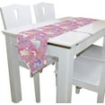 thumbnail image 3 of SKYSONIC Table Runner Colorful Unicorns Washable Table Cloth Runner for Holiday Home Wedding Table Top Decoration 13x90 Inches, 3 of 5