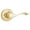 Polished Brass, variant on Kwikset Balboa Passage Lever Doorknob Satin Nickel