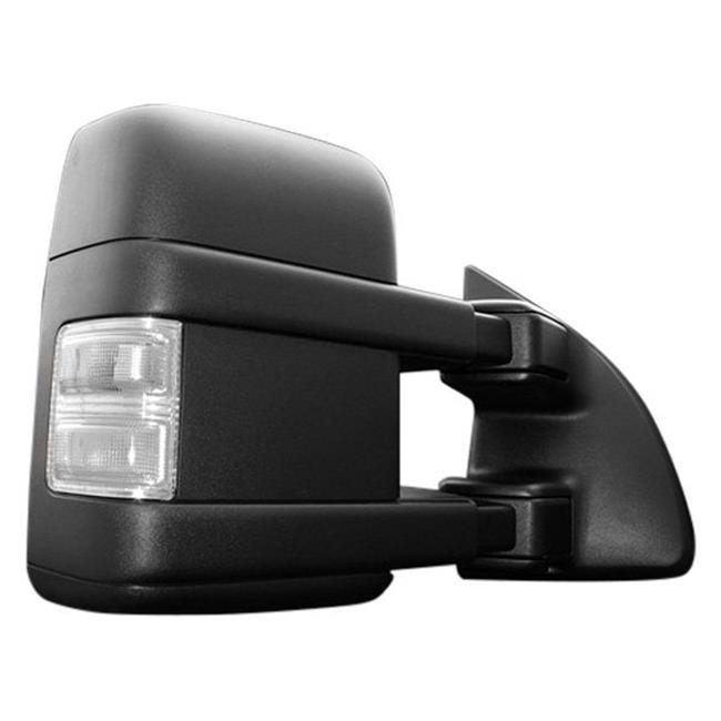 Recon Truck Accessories REC264140CL Side Mirror Lenses with LED Amber Turn Signals Clear Lens