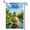 A, variant on XaaKee Garden Flags, Hello Duckling Horizon Spring Garden Flag, Double-Sided High-Quality White Linen Yard Flags, Yard Accent, 12x18Inch