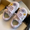 thumbnail image 7 of Girls Flat Sandal Glitter Mary Jane Princess Shoes Sequin Party Wedding Shoes Toddlers Kids Ballet Dress Shoes Birthday Prom Cosplay Dance Shoes Purple 7, 7 of 7