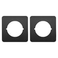 thumbnail image 1 of veasfak 2Pcs Door Reinforcement Plate Fixing Filler Cover Plate Door Handle Fixing Plate Black, 1 of 8