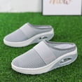 thumbnail image 3 of CHICVOMEY Women's Orthopedic Walking Shoes Air Cushion Slip On Mule Diabetic Friendly with Arch Support Non-Slip Platform Sole Breathable Mesh Sneakers for Women, 3 of 7