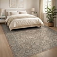 thumbnail image 3 of ODIKA 8'x10' Washable Area Rug Non-Slip Chair-Friendly Mat Boho Border Extra Featuring Motif Styling Large Dining Tapis for Room, Office, Lounge, 3 of 7