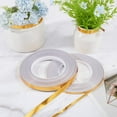 thumbnail image 5 of 55Yards x 0.4" Gold Metalized Polyester Film Tape Peel and Stick Self-Adhesive Wall Molding Trim with Mirror-Like Finish for Christmas Detailing Accent Wall Graphic Arts Gift Box DIY, 5 of 6