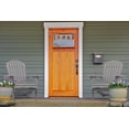 thumbnail image 4 of Wood Folding Adirondack Chair Set of 2, Cedar Outdoor Patio Lounger Chair for Beach, Deck, Garden, Backyard, Lawn, Porch, Pool Side, Fire Pit, 4 of 8