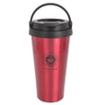 thumbnail image 4 of ZPSHYD Tasse Isolée sous Vide Portable en Acier Inoxydable de 11oz, avec Poignée, Gobelet de Voyage Anti-Fuite, Style de Vie en Déplacement (Rouge), 4 of 14