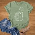thumbnail image 4 of Tops for Women Trendy Old Lady Tunic Women Thermal Long Sleeve Shirt 1000 Casual Shirt Sleeve Tops Short Button down Fall Sweaters Compression for Long Top Mint Green S, 4 of 5