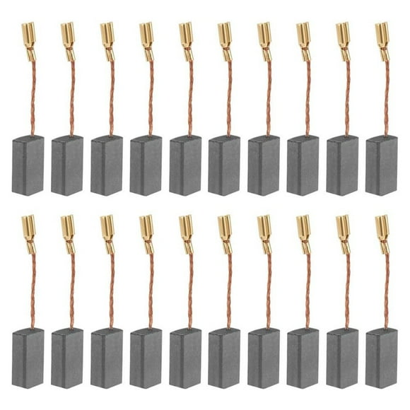 Carbon Brushes, 20Pcs Brush Repairing Part for Electric Motor 5x8x16mm