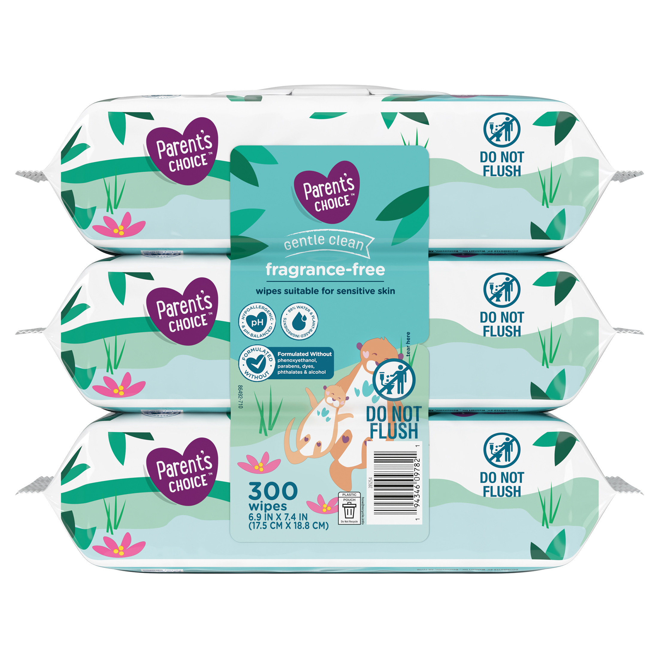 Toallitas húmedas para bebé sin fragancia, elección de los padres, 300 unidades (seleccione para más opciones) 5
