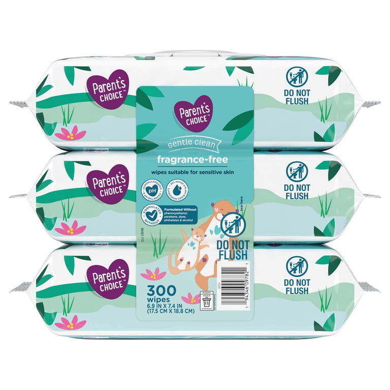Parent's Choice Fragrance-Free Baby Wipes, 300 Count photo 5