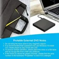 thumbnail image 4 of External CD DVD Drive, USB 2.0 Slim Protectable External CD-RW Drive DVD-ROM Burner Player for Laptops Desktop PCs black, 4 of 6