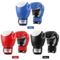 thumbnail image 2 of Boxing Gloves Kick Boxing Muay Thai Punching Training Bag Gloves Outdoor Sports Mittens Boxing Practice, 2 of 8