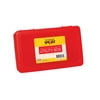 School Smart Utility Box, 8-1/2 x 5 x 2 Inches, Plastic, Red