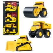 Tonka Steel Classics Titans - Bulldozer, Steam Roller, Dump Truck - 3 Pack Assortment