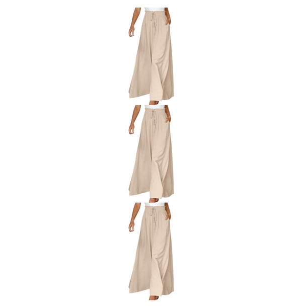Jumpingount Pantalones fluidos de moda para mujeres para cualquier ocasión Pantalones Pantalones de pierna de moda para mujer Pantalones de pierna Type1 NO1