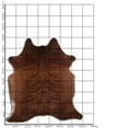 thumbnail image 2 of 8 Ft X 7 Ft Brazilian Cowhide Skin Rug by Hilason Hair-On Leather Carpet, 2 of 2
