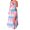 Rainbow, variant on Summer Dresses Women's Rainbow Print Dress V Neck Wrap Sundress Vacation Maxi Dresses with High Slit Adjustable Waist Camisole Dress