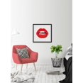 thumbnail image 6 of Marmont Hill Red Lips Framed Wall Art, 6 of 6