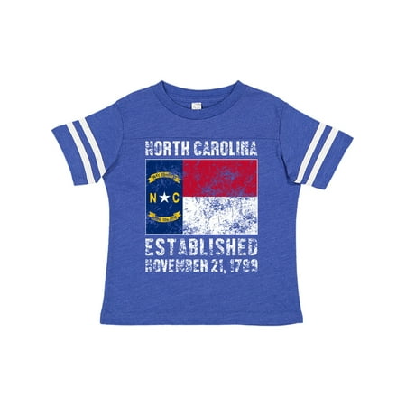 

Inktastic Established November 21 1789 North Carolina Flag Gift Toddler Boy or Toddler Girl T-Shirt
