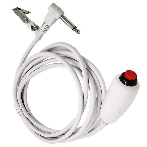 20X Nurse Call Cable 6.35mm Line Nurse Call Device Emergency Call Cable with Push Button Switch