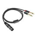 thumbnail image 2 of Cable Divisor de Audio XLR a Doble 6.35 mm Ygjytge, 2 of 9