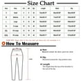 thumbnail image 4 of Cropped Pants Women Women Casual Cropped Culottes Pants Solid Color Wide Leg Pants Casual Pants Women GY2 XL, 4 of 6